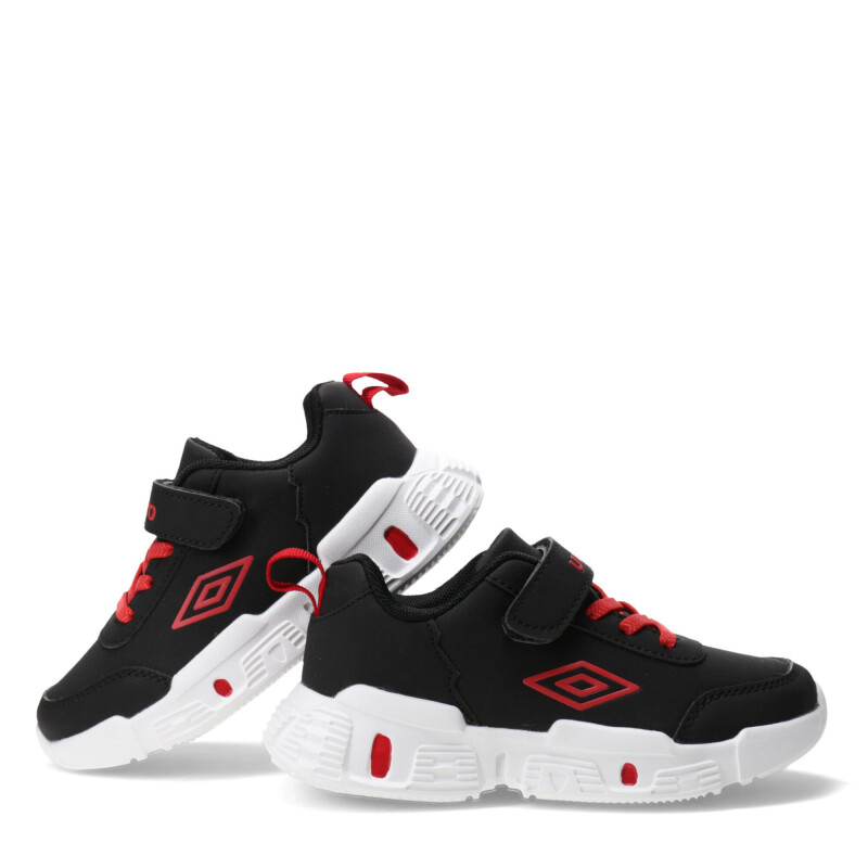 Championes Infantiles Umbro Tory Negro - Negro - Rojo