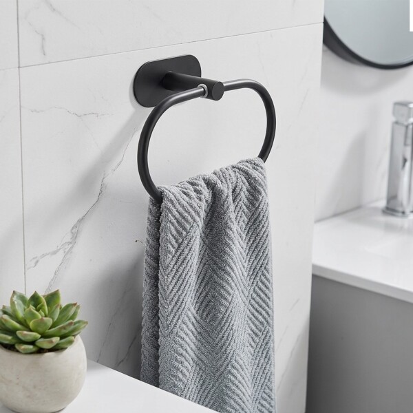 Set Accesorios De Baño Rollo Toalla Percha Juego 4 Piezas Adhesivo Acero Inoxidable Imback Color Negro Set Accesorios De Baño Rollo Toalla Percha Juego 4 Piezas Adhesivo Acero Inoxidable Imback Color Negro