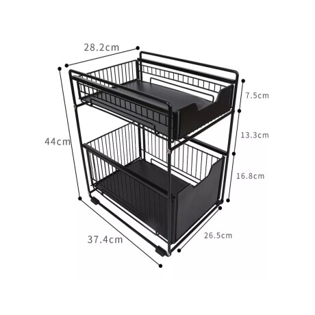 ORGANIZADOR DE COCINA Y BAÑO 37.4*28*44CM 001