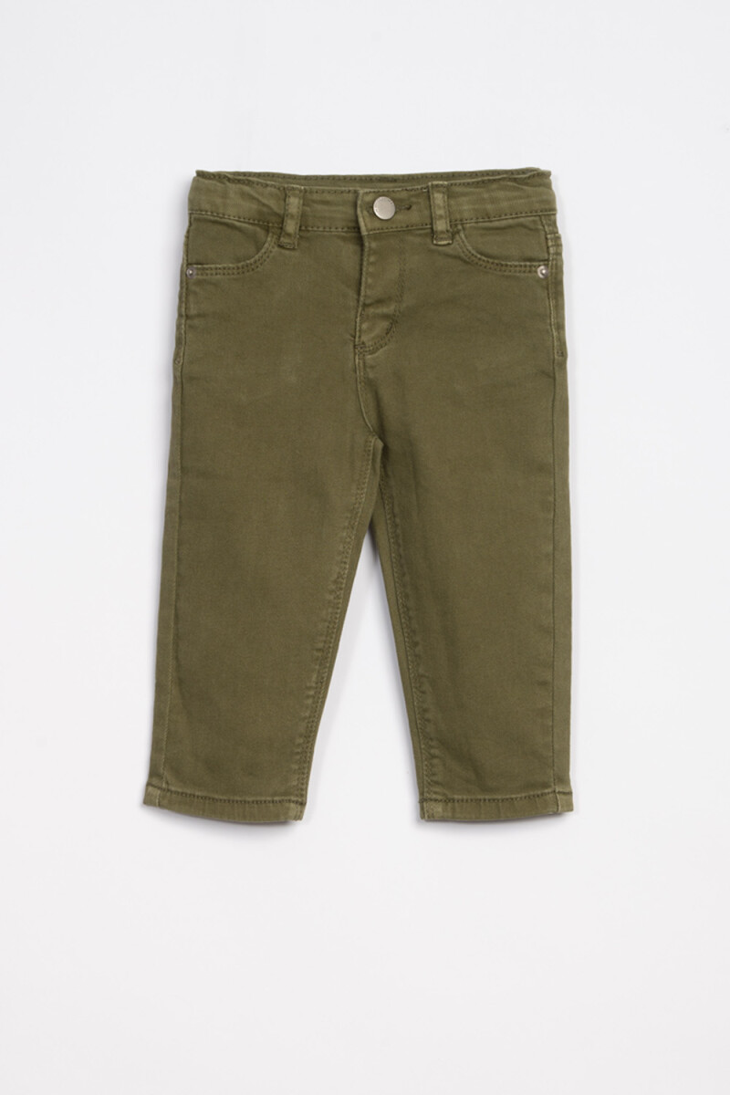 Pantalón skinny - Verde 