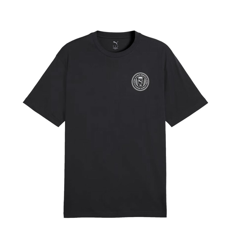 Remera de Hombre Puma Graphics Relaxed Badge Tee Negro