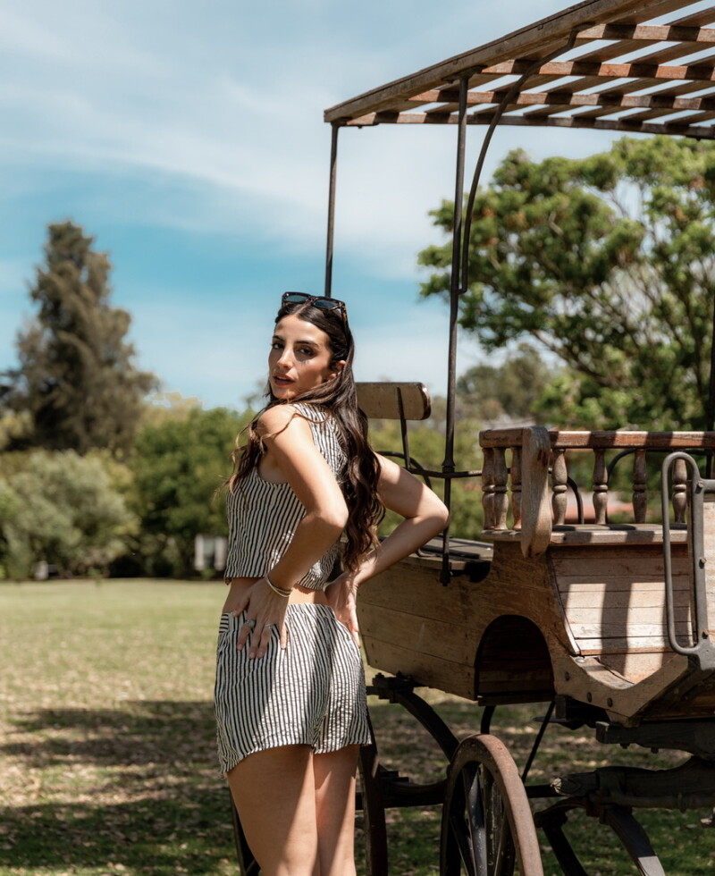 Conjunto Stripes negro