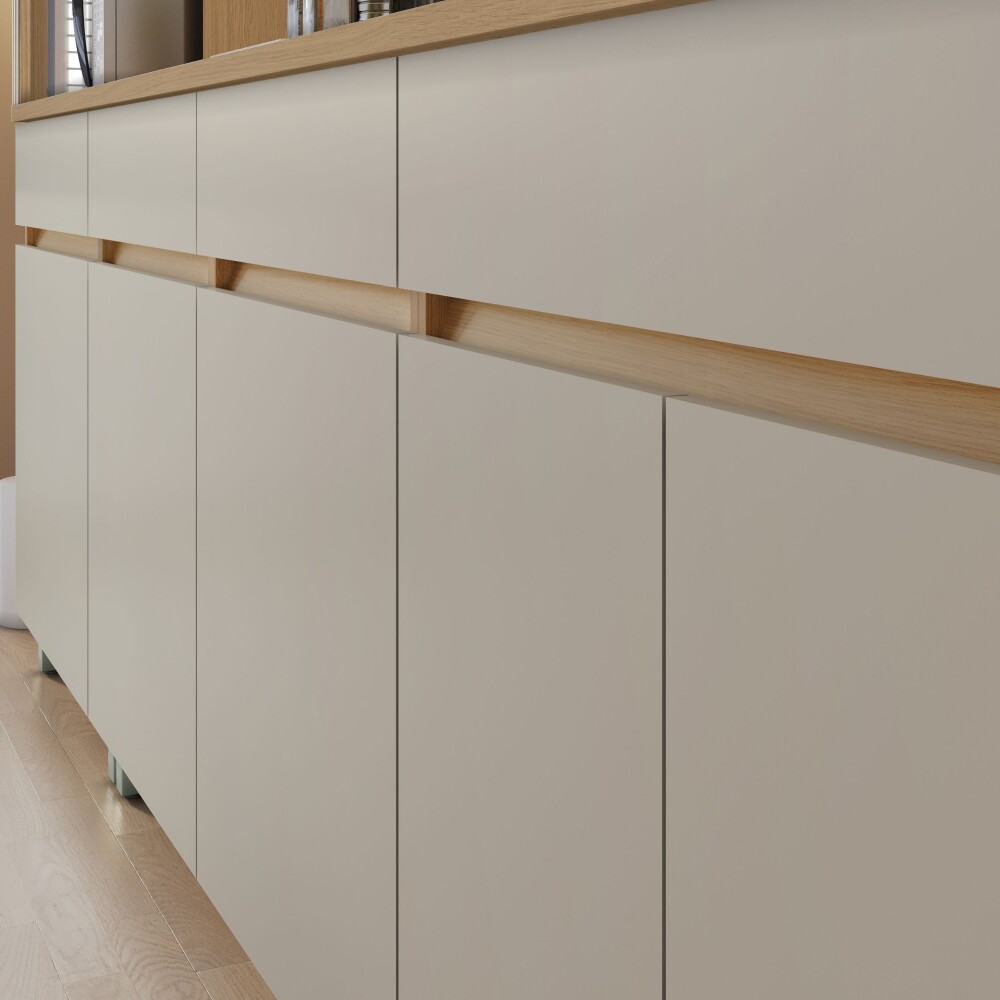 Alacena Realeza Premium Marron/Gris Alacena Realeza Premium Marron/Gris