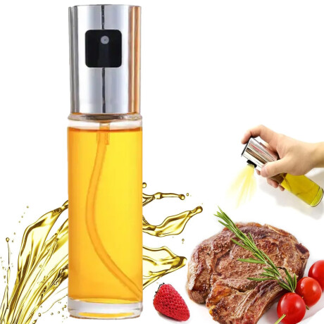 Rociador Pulverizador Aderezos Multiuso Aceite Vinagre Salsa Plateado