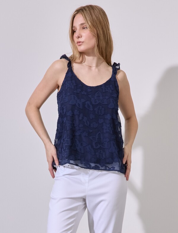 Blusa Gasa Labrada AZUL