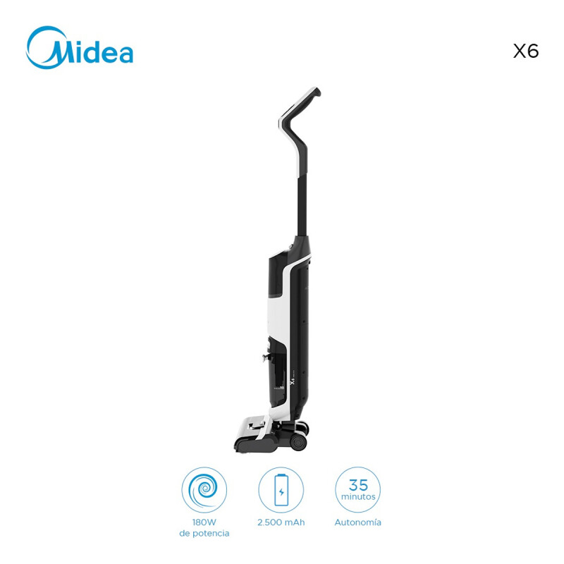 Aspiradora Trapeadora Wet-dry 3 En 1 Midea X6 Color Blanco Aspiradora Trapeadora Wet-dry 3 En 1 Midea X6 Color Blanco