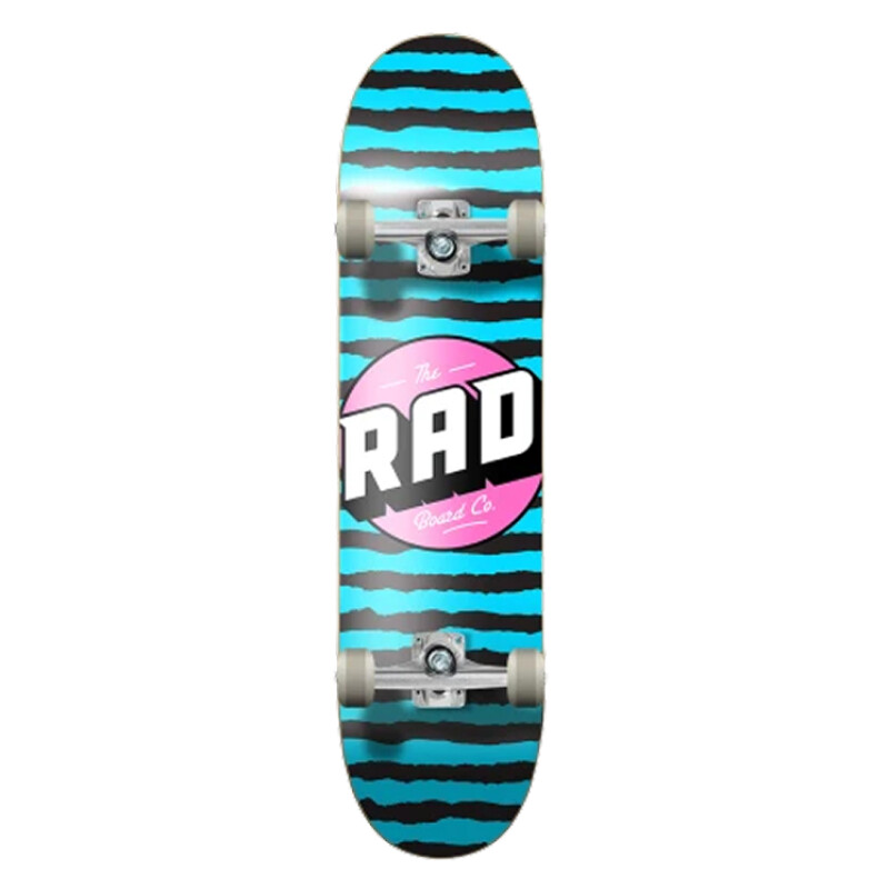 Skate armado RAD RAD STRIPES 8.0" - Celeste Skate armado RAD RAD STRIPES 8.0" - Celeste