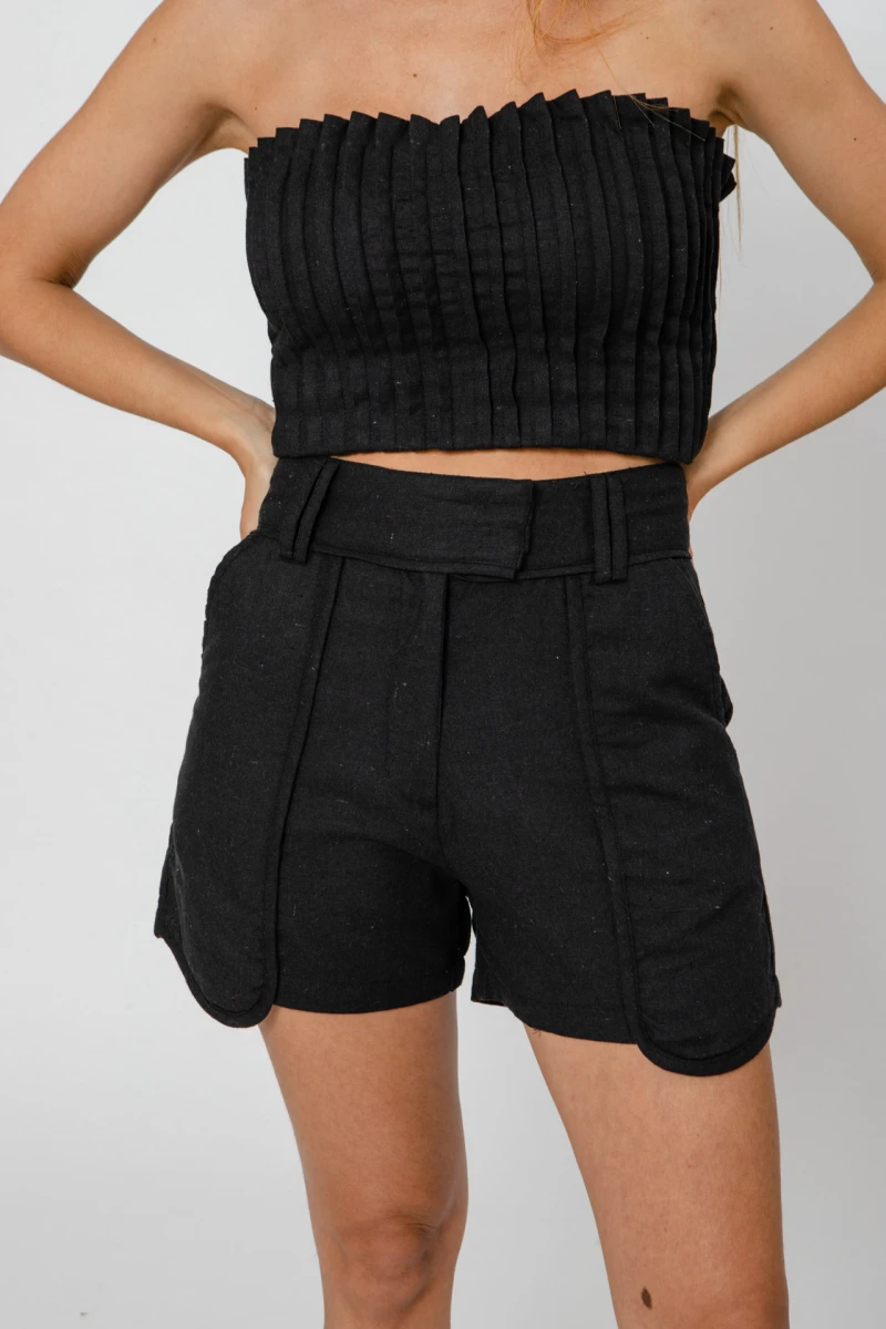 Short Blanc negro s