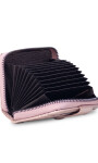 TARJETERO IRINA CROCO ROSA MAUVE