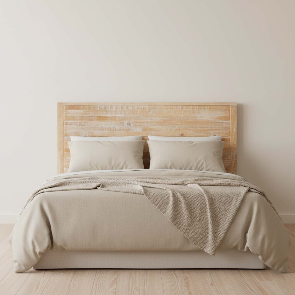 RESPALDO CABECERA KING MADERA NATURAL-BEIGE MOUNTAUK