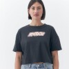 Remera corta Roxy Negro