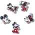 Jibbitz Mickey and Minnie PVC 5 Pack Multicolor