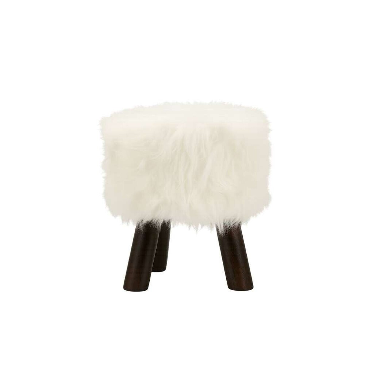 Banco 28X34Cm Shaggy - Blanco 