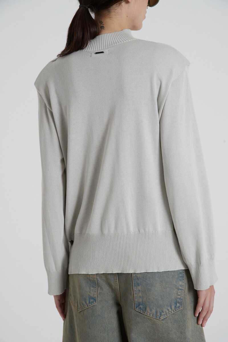SWEATER ANCHO AGEN Plata