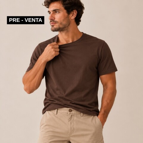 Remera técnica Chocolate