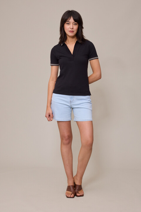 SHORT ELADIA POLANCO Azul Claro