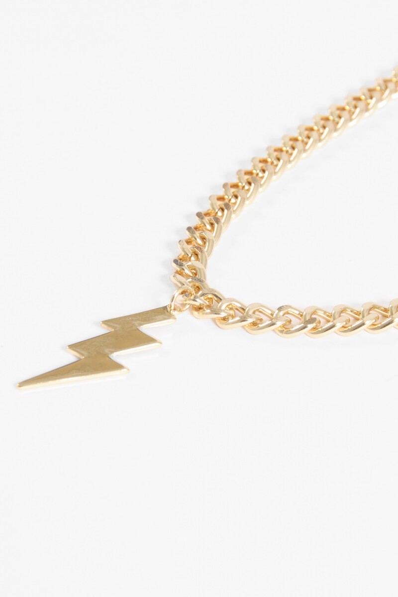 Collar rayo dorado