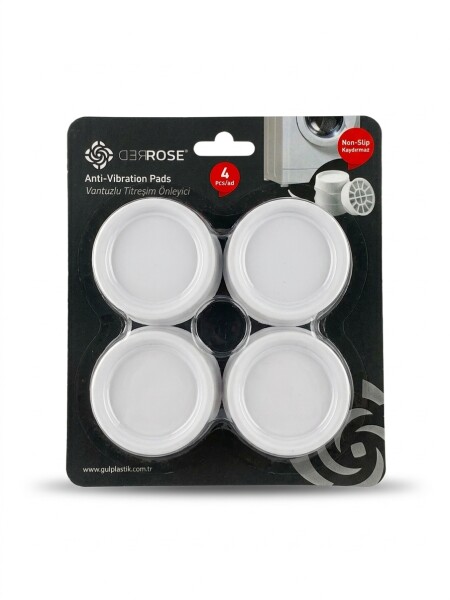 PADS ANTIVIBRACION LAVARROPAS SET X 4 BLANCO