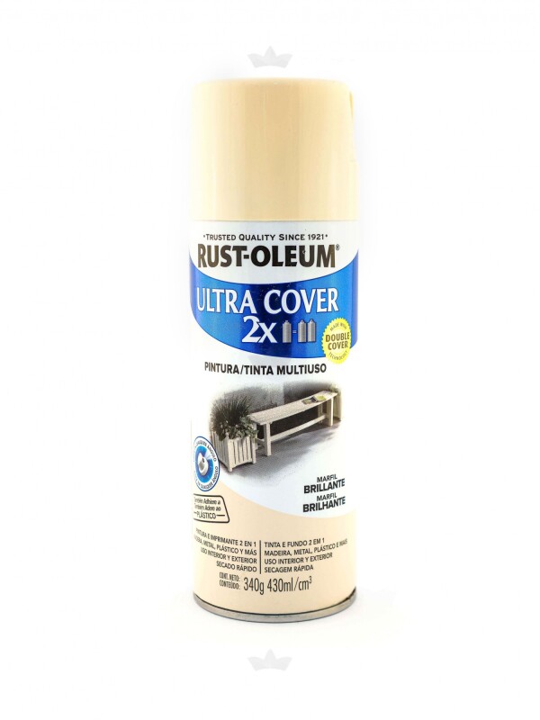 AEROSOL ULTRA COVER 2X MARFIL BRILLANTE- 340 GR. N/A