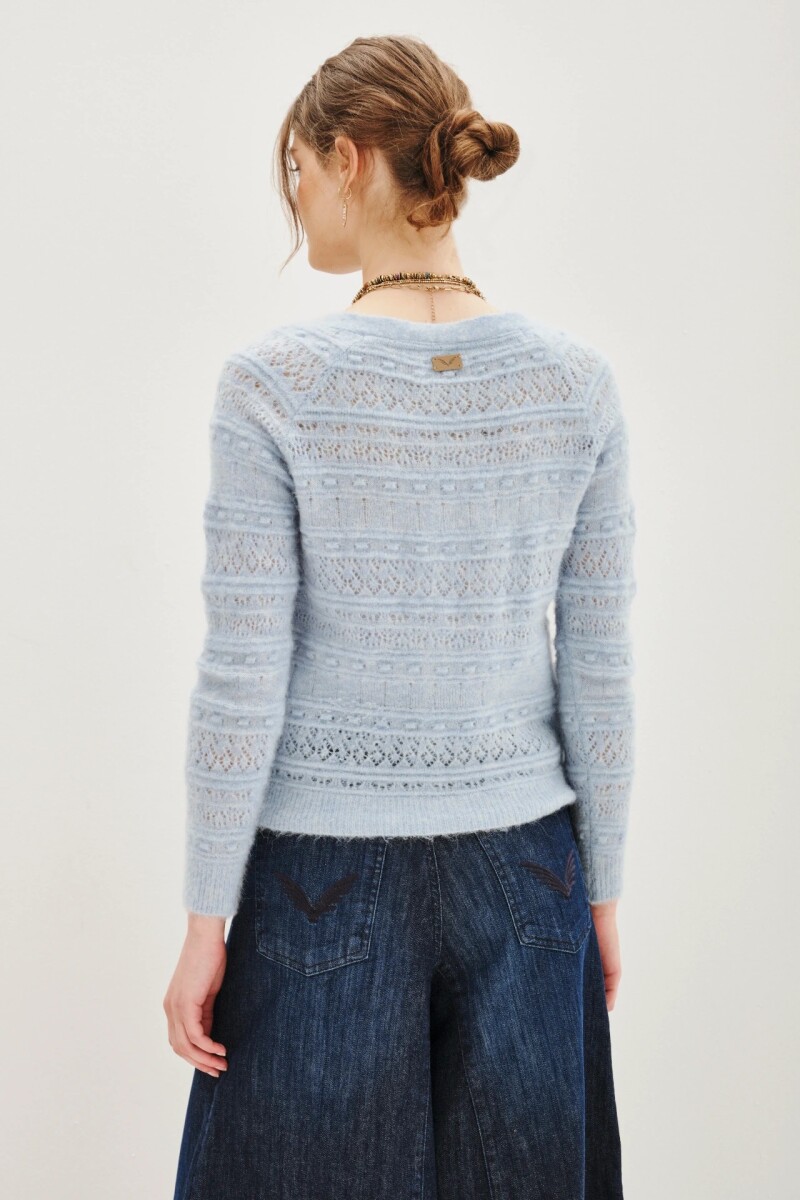 Cardigan Vernet Celeste