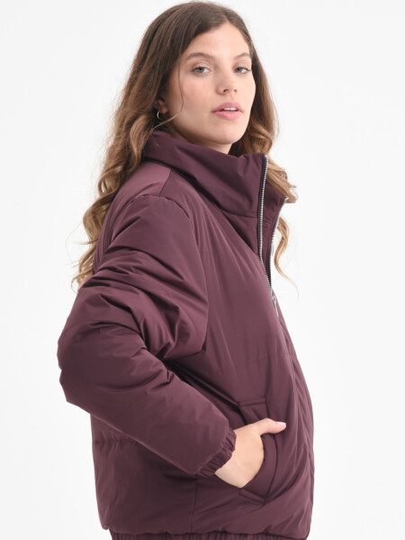 Campera capitoneada Ciruela