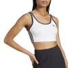 TOP ADIDA BRA 3S de Mujer - JD4613 Blanco-negro