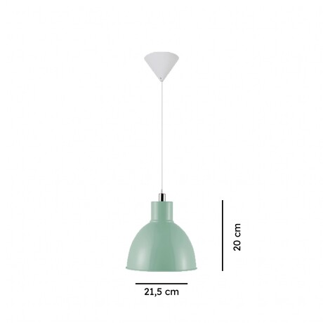 ARTEFACTO COLGANTE DECORATIVO ALPHA Lámpara Colgante Alpha Verde