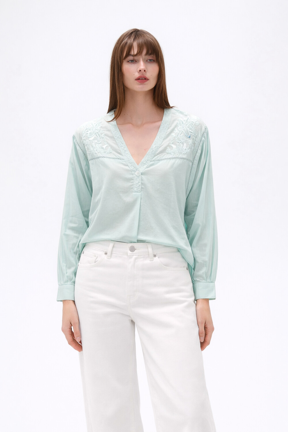 Blusa Tifone Verde Agua