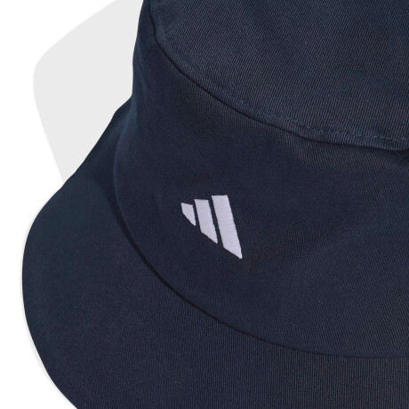 Gorro Bucket 3 Bandas Unisex Azul