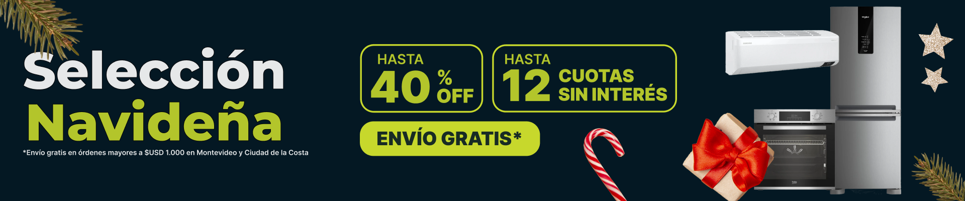 Promo Navideña Hasta 40% OFF