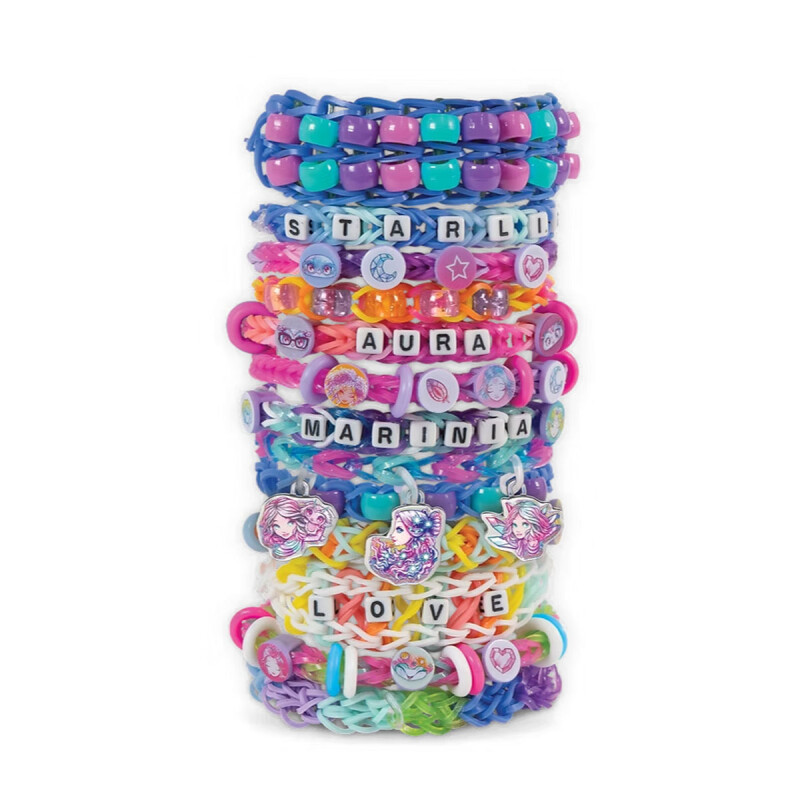 Juego de pulseras Besties Forever Rainbow Loom Nebulous Stars Juego de pulseras Besties Forever Rainbow Loom Nebulous Stars