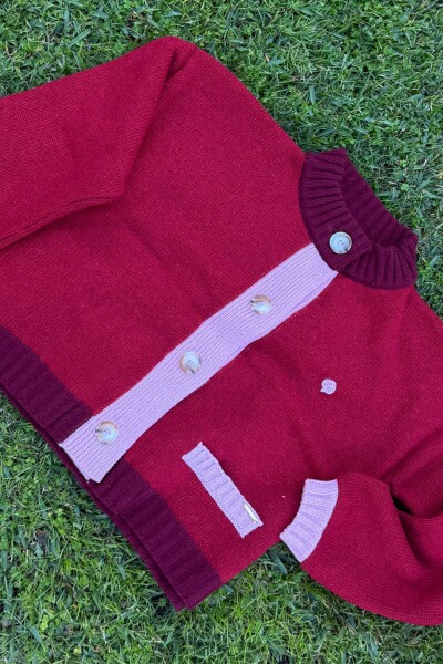 Cardigan Terro Pick Mix Bordo
