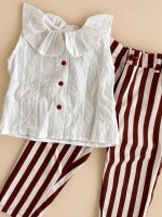 Pantalón cebra bordó Pantalón cebra bordó