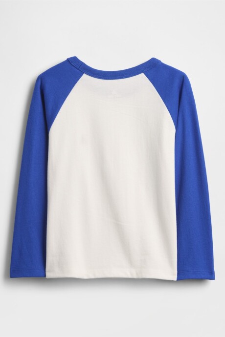 Remera Básica Toddler Niño Royal Gem/White