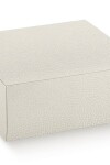 Caja plegable pratica 12x12x6 cm. - PELLE BIANCO Caja plegable pratica 12x12x6 cm. - PELLE BIANCO