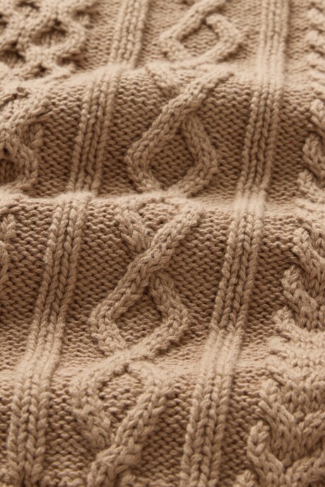 Buzo Algodón Ochos Mujer Camel Hair