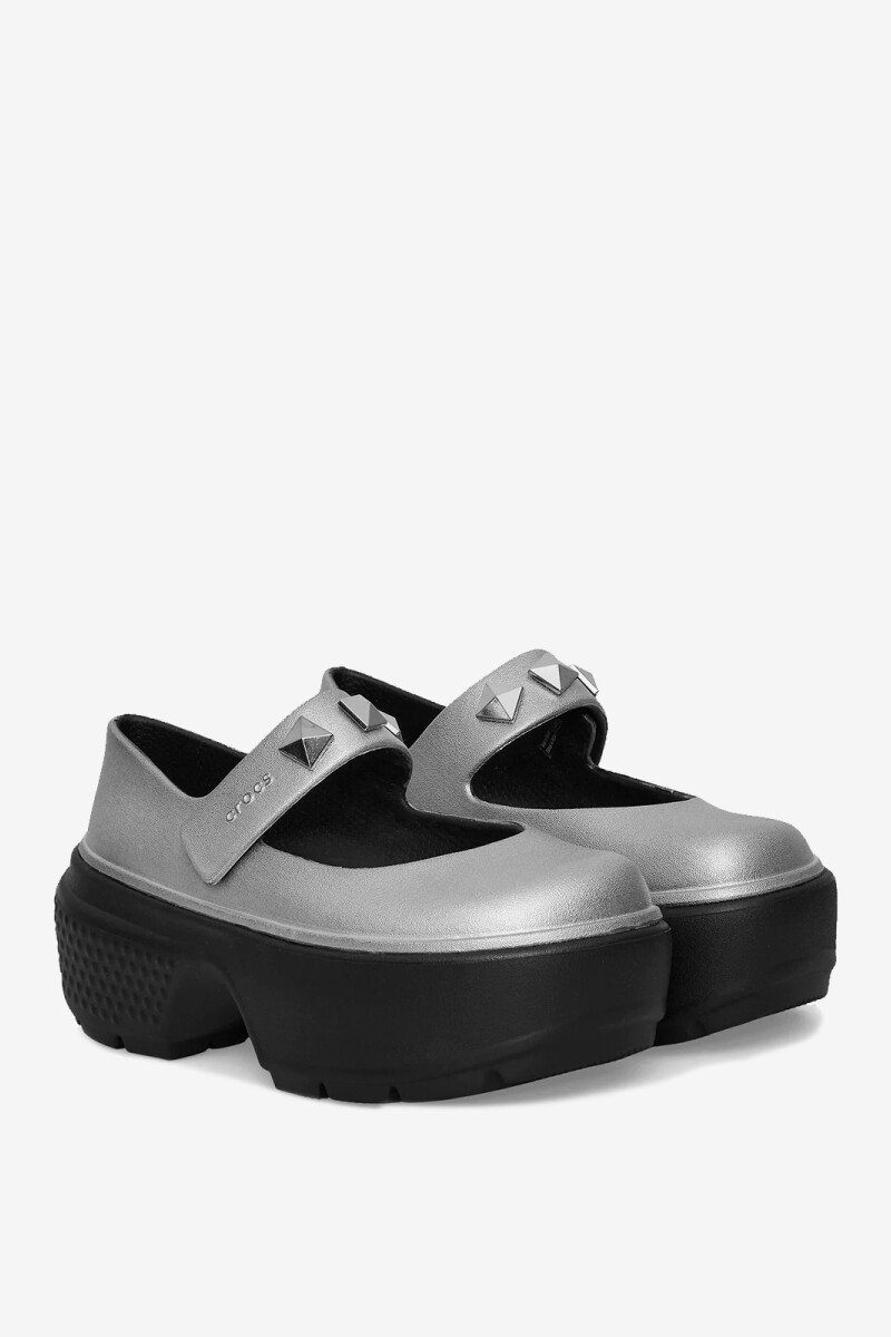 STOMP METALLIC MARY JANE Plata