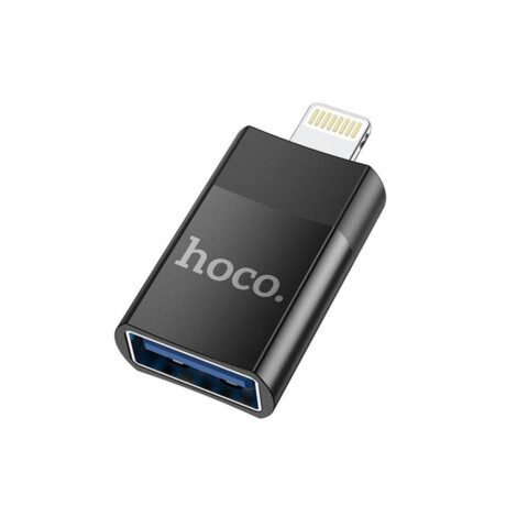 Adaptador HOCO UA17 2.0 USB H a Lightning M Negro Adaptador HOCO UA17 2.0 USB H a Lightning M Negro