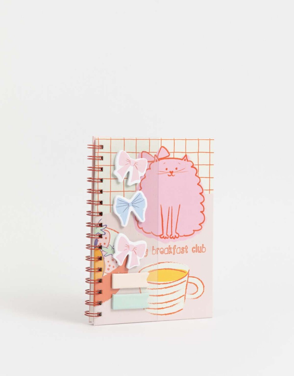 Cuaderno A5 Con Set De Notas Autoadhesivas - Combinacion Multicolor 