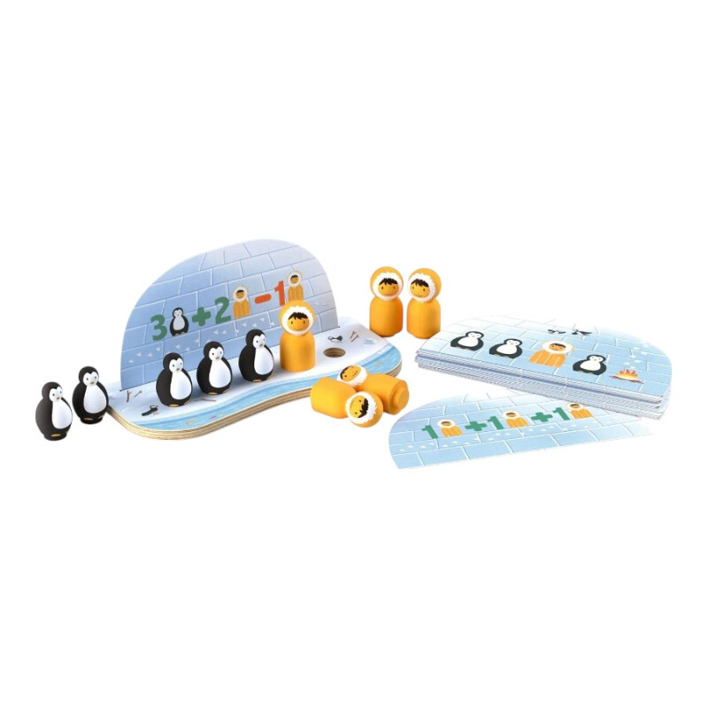 Juego Contigloo Matemáticas +3 Djeco Juego Contigloo Matemáticas +3 Djeco