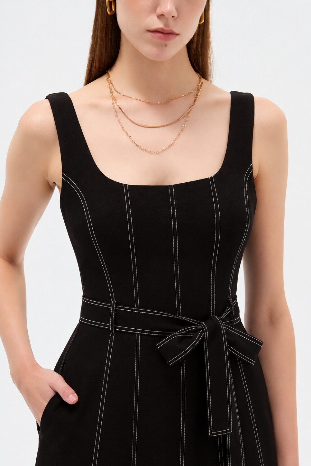 Vestido Caroa Negro