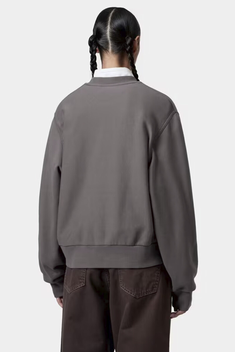 W' AMERICAN SCRIPT SWEAT Gris