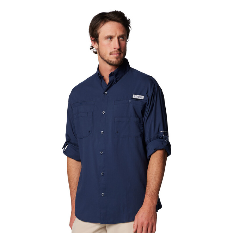 M Tamiami II LS Shirt - Collegiate Navy COLLEGIATE NAVY