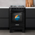 Cocina Multigas 4 Hornallas Enxuta Cenx27200ng NEGRO