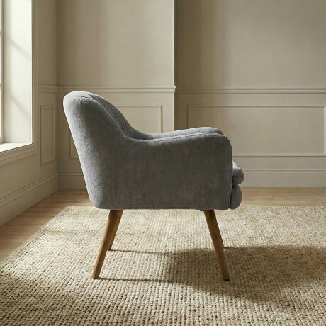 Butaca Melania - Tela Microfibra C52 (Ceniza)