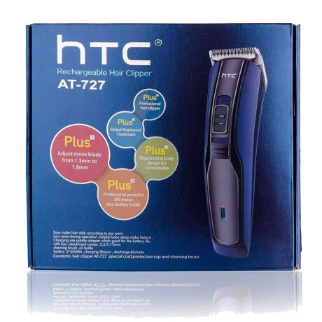 Máquina Cortapelo Htc AT727 Profesional Inalámbrica 001