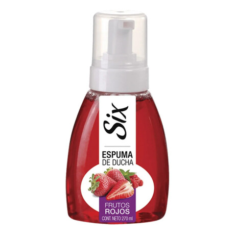 JABON ESPUMA DE DUCHA SIX 270 ML FRUTOS ROJOS JABON ESPUMA DE DUCHA SIX 270 ML FRUTOS ROJOS