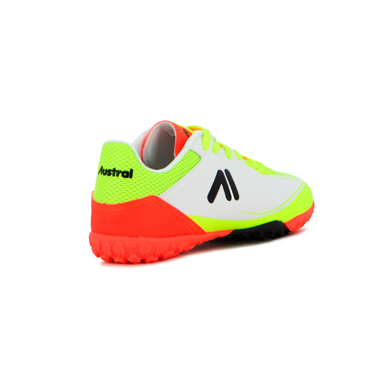 Austral Calzado Soccer - Blast Tf / Kids Blanco-amarillo
