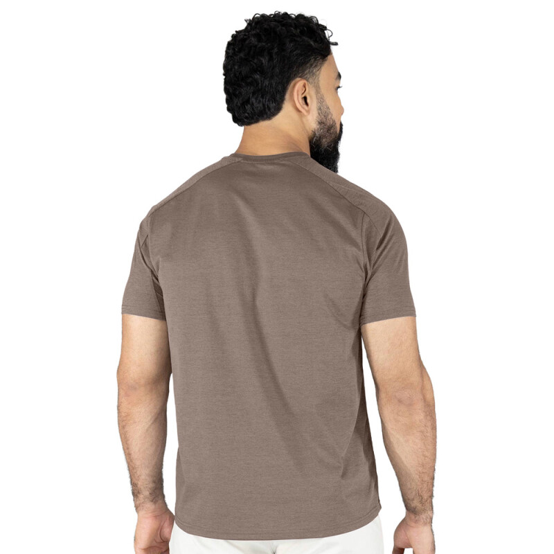 TSHIRT MEN POLY EVERLAST E-DAY 2.0 BR M6 MARRÓN