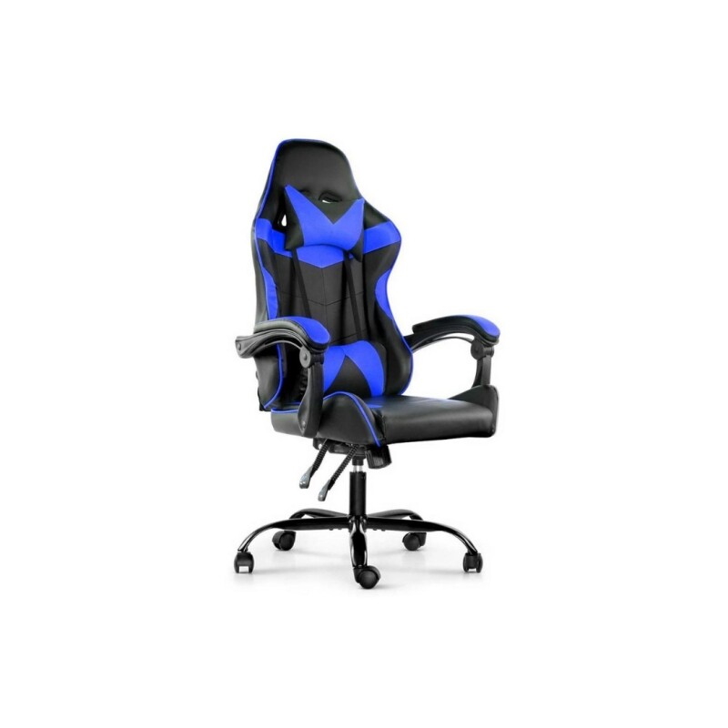 Silla Gamer Lumax Rom Negro y Azul Silla Gamer Lumax Rom Negro y Azul